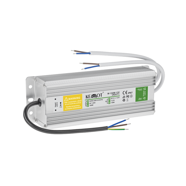 Zasilacz do sznura diodowego W-150W-12V 12.5A IP67