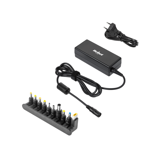 Zasilacz uniwersalny Rebel 10 końcówek 65 W 18-20 V automatyczny