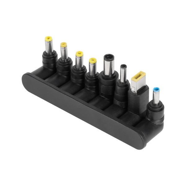 Zasilacz uniwersalny Rebel 8 końcówek, USB 65 W / 15-24 V