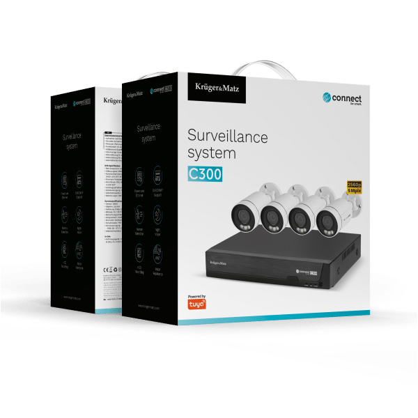 Zestaw do monitoringu IP Kruger&Matz Connect C300