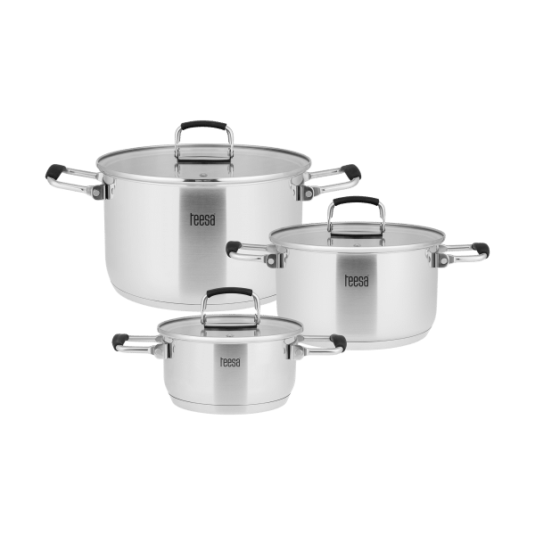 Zestaw garnków 6 elementów TEESA COOK PRIME