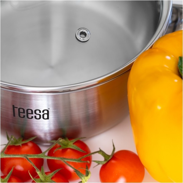 Zestaw garnków 8 elementów TEESA COOK EXPERT PRIME