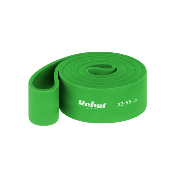 Zestaw gum do ćwiczeń TPE - Power Band PT-S7, 4-82 kg, 7 gum TPE, REBEL ACTIVE