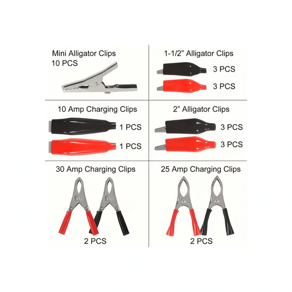 Zestaw krokodylków 28 sztuk box
