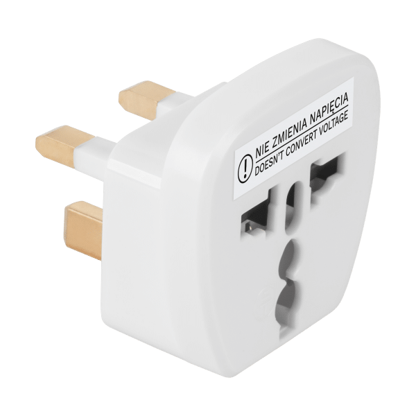 Złącze AC wtyk UK- gn. uniwersal (QZ36-1)