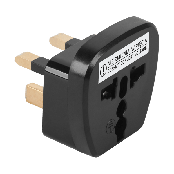 Złącze AC wtyk UK- gn. uniwersal (QZ36-1)