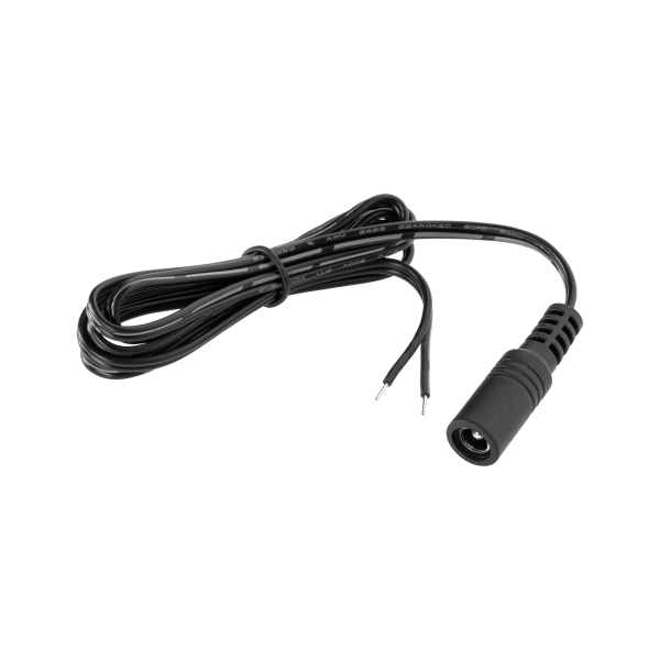 Złącze kabel + gniazdo DC (2.5/5.5) do łączenia zasilaczy i sznura diodowego