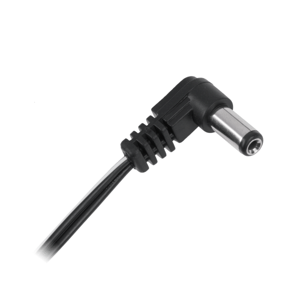 Złącze kabel wtyk kątowy 2,1x5,5mm