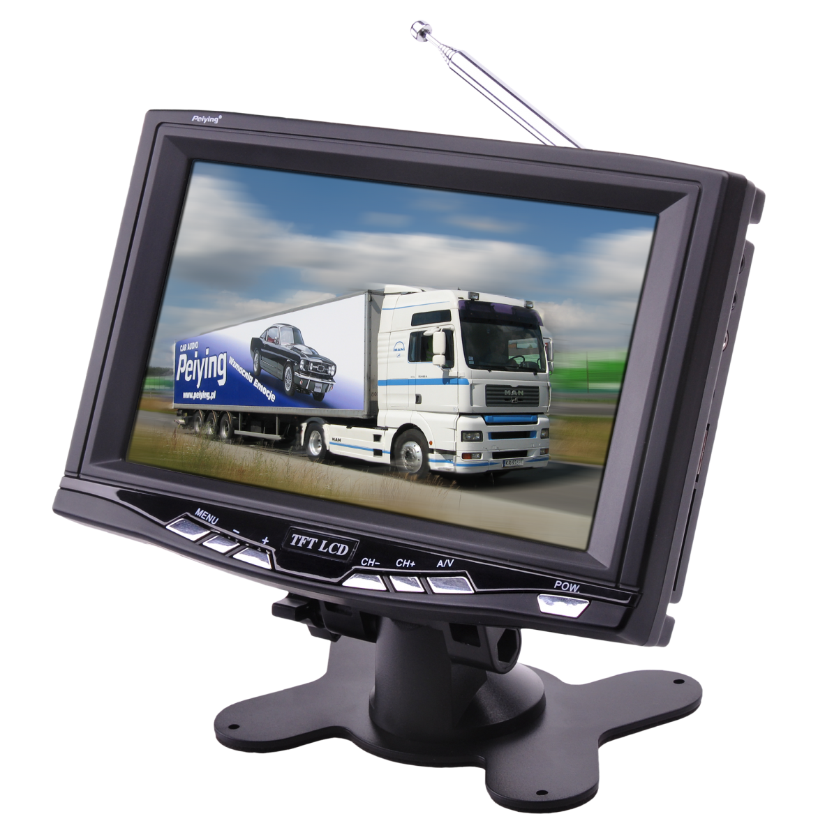 Peiying monitor LCD 7" wraz z TV, SD, USB - Lechpol B2B