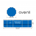 Basen stelażowy AVENLI Premimu okrągły 457x122 zestaw