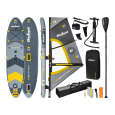 Deska REBEL ACTIVE SUP, windsurfing, pompowana, zestaw, 305x76x15