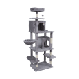 Drapak dla kota 60x49x173 cm , szary, REBEL ANIMALS