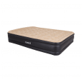 Duży, wysoki, pompowany materac AVENLI z wbudowaną pompką 203x157x47