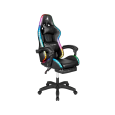 Fotel gamingowy Kruger&Matz GX-150 Czarny LED 7-punktowy masaż