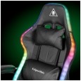 Fotel gamingowy Kruger&Matz GX-150 Czarny LED 7-punktowy masaż