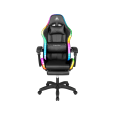 Fotel gamingowy Kruger&Matz GX-150 Czarny LED 7-punktowy masaż
