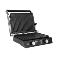Grill elektryczny TEESA , panini grill , opiekacz, 3 pozycje , wyjmowane wkłady, 2000W