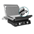 Grill elektryczny TEESA , panini grill , opiekacz, 3 pozycje , wyjmowane wkłady, 2000W
