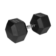 Hantel żeliwny gumowany HEX 40 kg REBEL ACTIVE