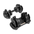 Hantel żeliwny regulowany automat 24 kg REBEL ACTIVE