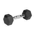 Hantle żeliwne gumowane HEX 2x2.5 kg REBEL ACTIVE