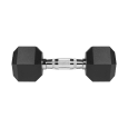 Hantle żeliwne gumowane HEX 2x6 kg REBEL ACTIVE