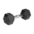 Hantle żeliwne gumowane HEX 2x6 kg REBEL ACTIVE