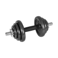 Hantle żeliwne regulowane w walizce z gryfem, zestaw 20kg REBEL ACTIVE