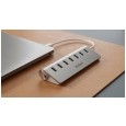 HUB (rozdzielacz) USB 3.0 7 portowy Rebel
