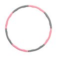 Hula Hop odchudzające koło 95cm, różowe, REBEL ACTIVE