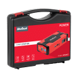 Jump starter - power bank z przewodami rozruchowymi i kompresorem