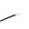 Kabel 2 x RCA-4mm czarny