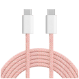 Kabel USB typu C - USB typu C 60 W 1,5 m różowy Kruger&Matz Basic