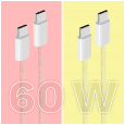 Kabel USB typu C - USB typu C 60 W 1 m żółty Kruger&Matz Basic