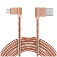 Kabel USB - wtyk kątowy typu C 1m 3A Kruger&Matz