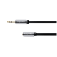Kabel wtyk - gniazdo proste jack 3.5 stereo 1.0m Kruger&Matz
