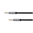 Kabel wtyk prosty - wtyk prosty jack 3.5 stereo 1.0m Kruger&Matz