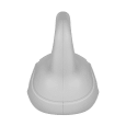 Kettlebell bitumiczny 12 kg szary REBEL ACTIVE