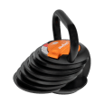 Kettlebell żeliwny automatyczny regulowany 9 kg, REBEL ACTIVE