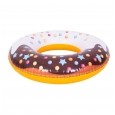 Kółko basenowe donut SUNCLUB brązowe