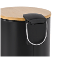Kosz na śmieci łazienkowy 3l (czarny)