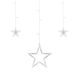 Kurtyna - gwiazdy - ciepłe białe, 230V