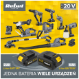 Ładowarka akumulatora 20V 2Ah/4Ah Rebel Tools