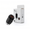 Ładowarka samochodowa 30W CZARNA PD3.0+QC4.0