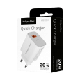 Ładowarka sieciowa Kruger&Matz GaN dual USB z funkcją Power Delivery i Quick Charge