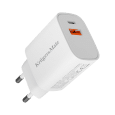 Ładowarka sieciowa Kruger&Matz GaN dual USB z funkcją Power Delivery i Quick Charge
