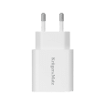 Ładowarka sieciowa Kruger&Matz GaN dual USB z funkcją Power Delivery i Quick Charge