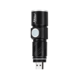 Latarka aluminiowa 3W (ZOOM, wtyk USB)