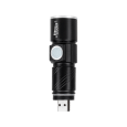 Latarka aluminiowa 3W (ZOOM, wtyk USB)