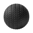 Mała piłka lekarska do ćwiczeń rehabilitacyjna Slam Ball 23cm 15kg, REBEL ACTIVE